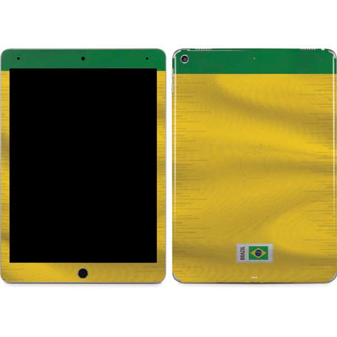 Brazil Soccer Flag iPad Skins